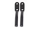 Door Strap Kit; Black Powder Coated Stainless Steel (76-95 Jeep CJ5, CJ7, Wrangler YJ)