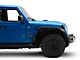 Road Armor Stealth Wide Front Fender Flares with Switchback LED DRL; Textured Black (18-24 Jeep Wrangler JL)