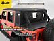 Bestop Trektop Halftop; Black Diamond (18-24 Jeep Wrangler JL 4-Door)