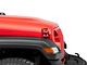 RedRock Billet Aluminum Hood Catch Set; Red (07-24 Jeep Wrangler JK & JL)