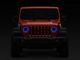 Oracle 7-Inch High Powered LED Headlights with Dynamic ColorSHIFT Halo; Black Housing; Clear Lens (18-24 Jeep Wrangler JL)