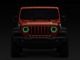 Oracle 7-Inch High Powered LED Headlights with Dynamic ColorSHIFT Halo; Black Housing; Clear Lens (18-24 Jeep Wrangler JL)