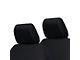 Bartact Rear Seat Headrest Covers; Black (18-24 Jeep Wrangler JL 4-Door)