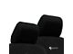 Bartact Rear Seat Headrest Covers; Black (07-10 Jeep Wrangler JK 4-Door)