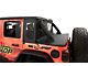 Bestop Trektop Half Top Accessory Kit; Black Twill (18-24 Jeep Wrangler JL 2-Door)