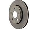 Select Axle Plain Brake Rotor and Pad Kit; Front (07-18 Jeep Wrangler JK)