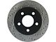 StopTech Sport Drilled and Slotted Rotor; Front Driver Side (1999 Jeep Wrangler TJ w/ 3-Inch Cast Rotors; 00-06 Jeep Wrangler TJ)