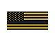 Under The Sun Inserts Grille Insert; Black and Yellow Thin Blue Line (07-18 Jeep Wrangler JK)