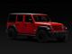 RedRock Aluminum Side Step Bars with LED Running Lights, Sequential Signals and Step Lights (18-24 Jeep Wrangler JL 4-Door)