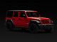 RedRock Aluminum Side Step Bars with LED Running Lights, Sequential Signals and Step Lights (18-24 Jeep Wrangler JL 4-Door)