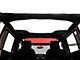 RedRock Mesh Sun Shade; Front; Red (07-18 Jeep Wrangler JK)