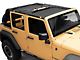 RedRock Mesh Sun Shade; Front and Rear; Black (07-18 Jeep Wrangler JK 4-Door)