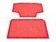 RedRock Mesh Sun Shade; Front and Rear; Red (07-18 Jeep Wrangler JK 4-Door)