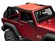 RedRock Full Length Mesh Sun Shade; Red (07-18 Jeep Wrangler JK 2-Door)