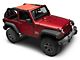 RedRock Full Length Mesh Sun Shade; Red (07-18 Jeep Wrangler JK 2-Door)