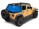 RedRock Mesh Wrap-Around Cargo Shade; Blue (07-18 Jeep Wrangler JK 4-Door)