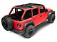 RedRock Mesh Sun Shade; Front and Rear; Black (18-23 Jeep Wrangler JL 4-Door)