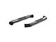 3-Inch Round Side Step Bars; Black (07-18 Jeep Wrangler JK 2-Door)