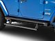 ActionTrac Powered Running Boards; Carbide Black (18-24 Jeep Wrangler JL 4-Door)