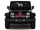 Grille Insert; Ahoy Matey Hot Pink Pirate Flag (76-86 Jeep CJ5 & CJ7)