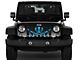 Grille Insert; Ahoy Matey Oasis Blue Pirate Flag (76-86 Jeep CJ5 & CJ7)