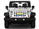 Grille Insert; Ally Flag (97-06 Jeep Wrangler TJ)