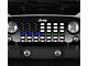Grille Insert; American Black and White Back the Blue and Military (18-24 Jeep Wrangler JL w/o TrailCam)