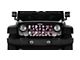 Grille Insert; Baby Pink Skulls (76-86 Jeep CJ5 & CJ7)