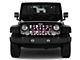 Grille Insert; Baby Pink Skulls (76-86 Jeep CJ5 & CJ7)