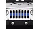 Grille Insert; Back the Blue Line (76-86 Jeep CJ5 & CJ7)