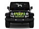 Grille Insert; Bigfoot Bright Green Background (07-18 Jeep Wrangler JK)