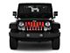 Grille Insert; Bigfoot Red Background (18-24 Jeep Wrangler JL w/o TrailCam)