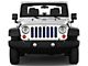 Grille Insert; Black and Blue American Flag (76-86 Jeep CJ5 & CJ7)