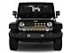 Grille Insert; Black and Gold American Flag (76-86 Jeep CJ5 & CJ7)