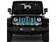 Grille Insert; Blue and Green Mermaid Scales (76-86 Jeep CJ5 & CJ7)