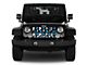 Grille Insert; Blue Skulls (76-86 Jeep CJ5 & CJ7)