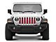 Grille Insert; Bright Pink Fleck (18-24 Jeep Wrangler JL w/o TrailCam)