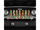 Grille Insert; Canes of Candy (18-24 Jeep Wrangler JL w/o TrailCam)