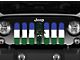 Grille Insert; Cascadian Flag (18-24 Jeep Wrangler JL w/o TrailCam)