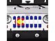 Grille Insert; Colorado State Flag (76-86 Jeep CJ5 & CJ7)