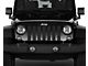 Grille Insert; Dark Gray and Black Leopard Print (87-95 Jeep Wrangler YJ)