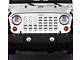 Grille Insert; Ghost American Camo Flag (76-86 Jeep CJ5 & CJ7)