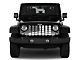 Grille Insert; Ghost Tactical Slanted American Flag (76-86 Jeep CJ5 & CJ7)