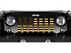 Grille Insert; Hella Yella American Flag (76-86 Jeep CJ5 & CJ7)