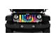 Grille Insert; Hippie Life Tie Dye (76-86 Jeep CJ5 & CJ7)