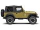 Rugged Ridge Upper Soft Door Kit; Black Diamond (97-06 Jeep Wrangler TJ)