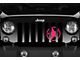 Grille Insert; Oscar Mike Hot Pink (76-86 Jeep CJ5 & CJ7)