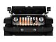 Grille Insert; Oscar Mike Orange Ombre (76-86 Jeep CJ5 & CJ7)