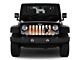 Grille Insert; Oscar Mike Orange Ombre (76-86 Jeep CJ5 & CJ7)