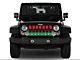 Grille Insert; Pan-African American Flag (97-06 Jeep Wrangler TJ)